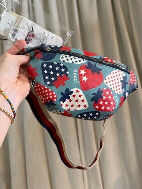 Gucci limited Edition Strawberry Belt Bag New with dustbag, all tags and card